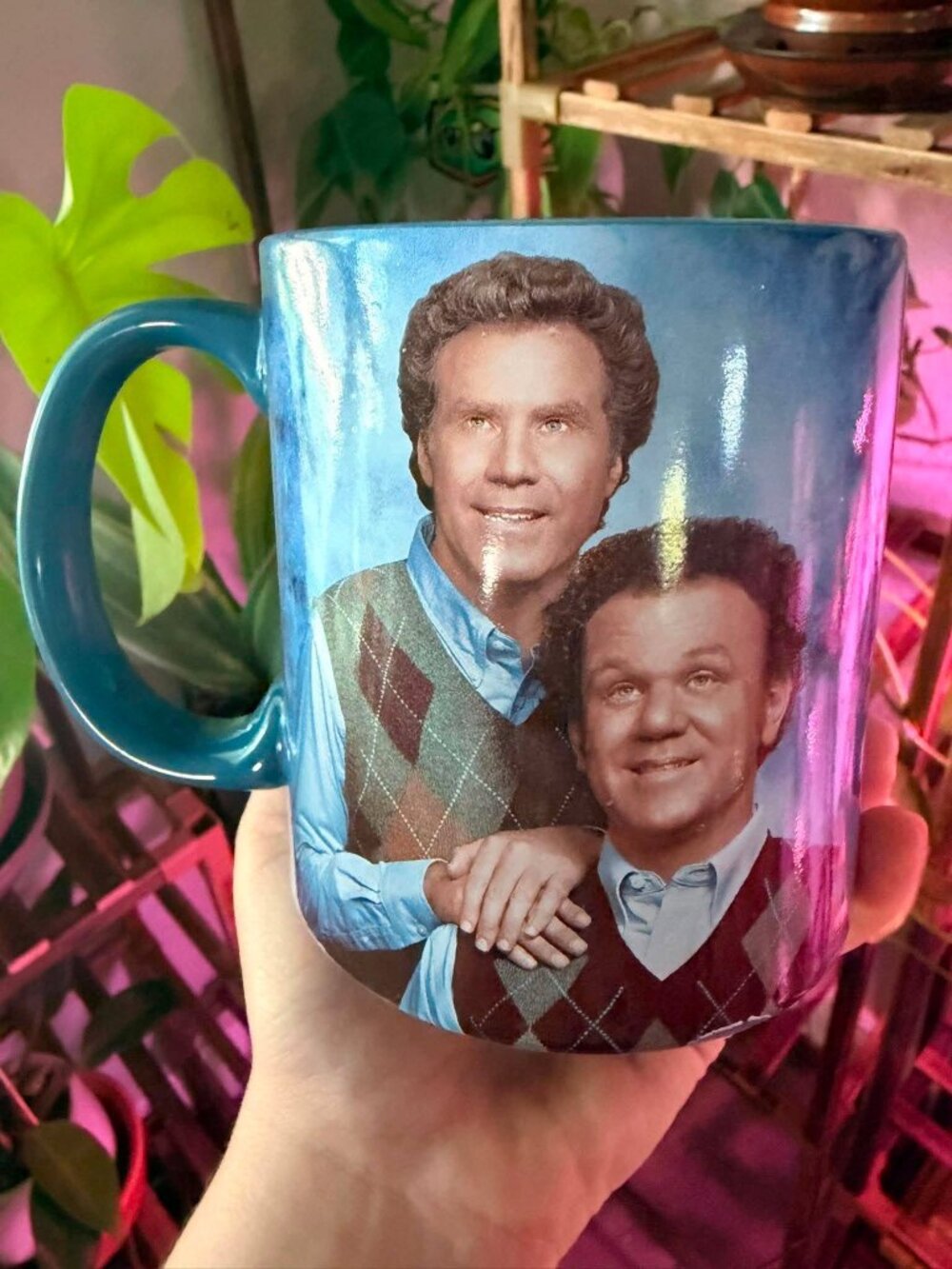 Step Brothers Will Ferrell John C. Reilly 20 Oz Mug Silver Buffalo 2017